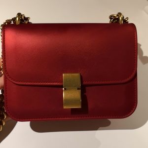 'Celine box' style Pvc crossbody bag